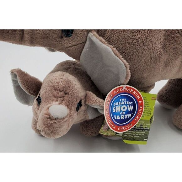 Ringling Brothers And Barnum & Bailey Circus Elephant Plush Mother & Baby NWT - Picture 2 of 7